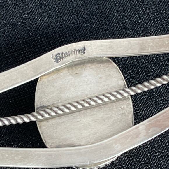 Navajo Turquoise Sterling Earrings Necklace Bracelet McCray JM Lapis Silver Set - Picture 8 of 12